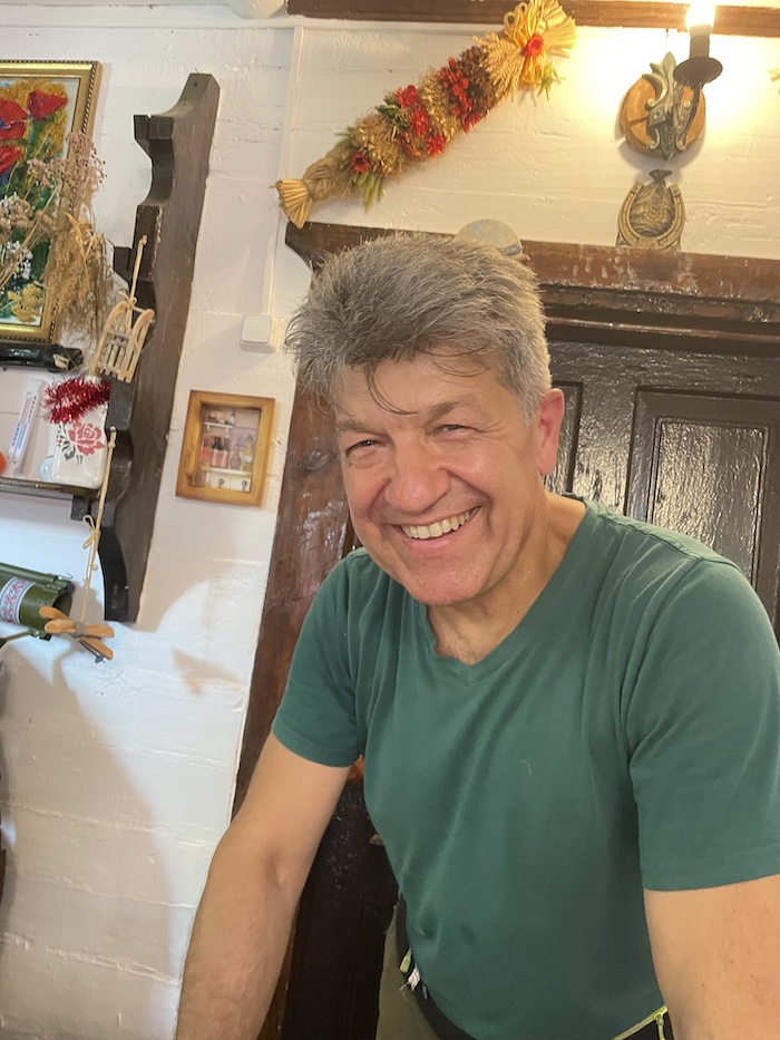 A smiling Ukrainian man